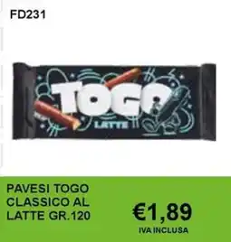 Italy Cash and Carry Pavesi Togo classico al latte offerta