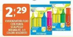 Vivo Supermercati Evidenziatori fluo mitama offerta
