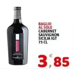 Il Centro Superstore Baglio al sole Cabernet Sauvignon Sicilia IGT offerta
