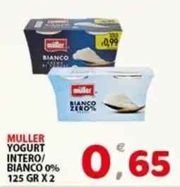 Premium Supermercati Muller Yogurt Bianco Zero% offerta