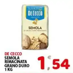 Premium Supermercati De Cecco semola rimacinata grano duro offerta