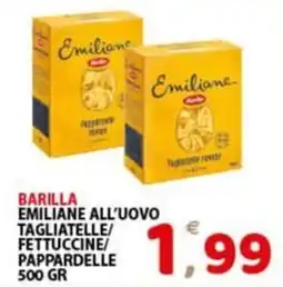 Premium Supermercati Barilla Emiliane all'uovo offerta