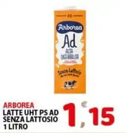 Premium Supermercati Arborea latte UHT PS Ad senza lattosio offerta