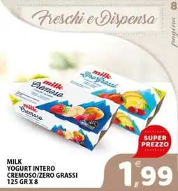 Premium Supermercati Milk Yogurt Intero Cremoso/Zero Grassi offerta