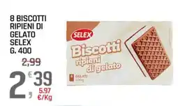 A&O Biscotti ripieni di gelato Selex offerta
