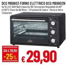 IperFamila Forno elettrico DCG offerta