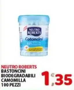 Mio Market Neutro Roberts bastoncini biodegradabili camomilla offerta