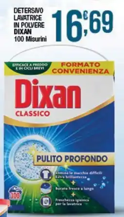 Sidis Detersivo lavatrice in polvere Dixan Classico offerta