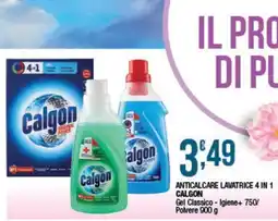 Sidis Anticalcare lavatrice 4 in 1 Calgon offerta