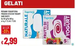 IperFamila Yogurteria frozen stecchi yogurt offerta