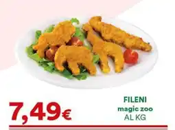 Supermercati Pasquale Prisco Fileni magic zoo offerta