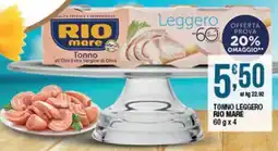 Sidis Tonno leggero Rio Mare offerta