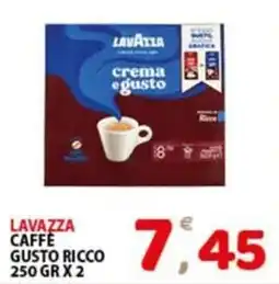 Premium Supermercati Lavazza caffè gusto ricco offerta
