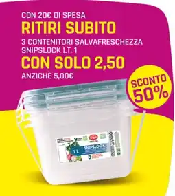 A&O Contenitori salvafreschezza Snipslock offerta