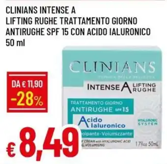 Clinians Intense A lifting rughe trattamento giorno antirughe