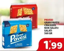 Il Centro Superstore Gran Pavesi crackers offerta