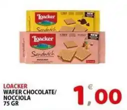 Il Centro Superstore Loacker wafer chocolate/nocciola offerta