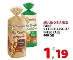 Il Centro Superstore Mulino Bianco Pane 5 Cereali+Soia/Integrale offerta