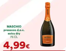 Supermercati Pasquale Prisco Maschio prosecco d.o.c. extra dry offerta