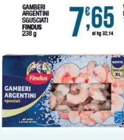 Sidis Gamberi argentini sgusciati Findus offerta