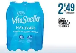 Sidis Acqua naturale Vitasnella offerta