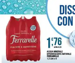 Sidis Acqua minerale effervescente naturale Ferrarelle offerta