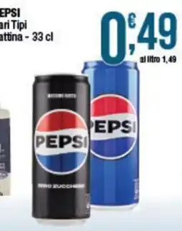 Sidis Pepsi Zero Zucchero offerta