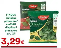 Supermercati Pasquale Prisco Findus Spinaci Primavera offerta
