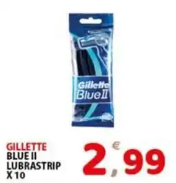 Premium Supermercati Gillette Blue II LubraStrip offerta