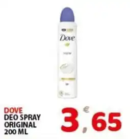 Premium Supermercati Dove deo spray original offerta