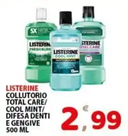 Premium Supermercati Listerine collutorio total care/cool mint offerta