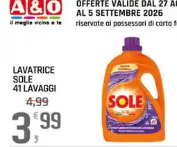 A&O Lavatrice Sole offerta