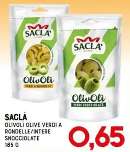 Gran Risparmio Sacla olivoli olive verdi offerta