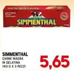 Gran Risparmio Simmenthal carne magra in gelatina offerta