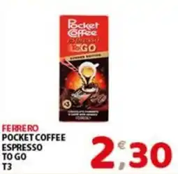 Mio Market Ferrero Pocket Coffee Espresso To Go T3 offerta