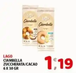 Mio Market Lago Ciambella Zucchерata/Cacao offerta