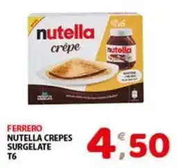 Mio Market Nutella crepe offerta