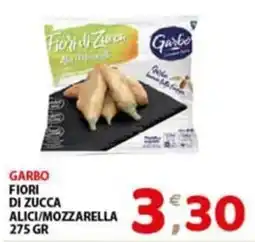 Mio Market Garbo Fiori di zucca alici mozzarella offerta