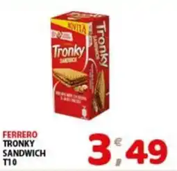 Mio Market Ferrero Tronky Sandwich offerta