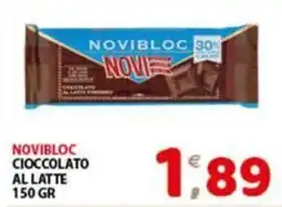 Mio Market Novibloc cioccolato al latte offerta