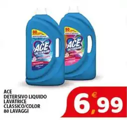 Premium Supermercati Ace Detersivo Liquido Lavatrice Classico/Color offerta