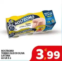 Premium Supermercati Nostromo tonno all'olio di oliva offerta