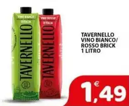 Il Centro Superstore Tavernello vino bianco/rosso brick offerta