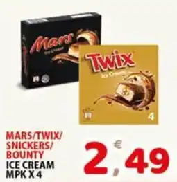 Premium Supermercati Mars/Twix/Snickers/Bounty ice cream offerta
