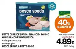 Superconti Pesce spada Mobilpesca offerta