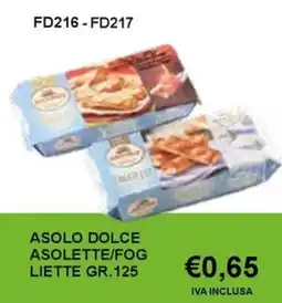 Italy Cash and Carry Asolo dolce asolette/fog liette offerta