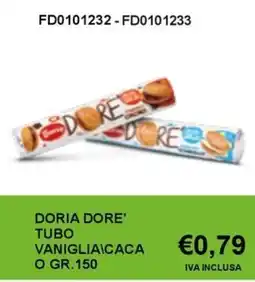 Italy Cash and Carry Doria Dore' tubo vaniglia cacao offerta
