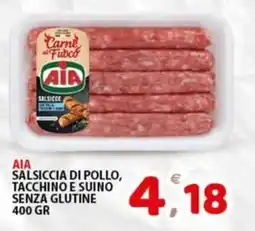 Premium Supermercati AIA SalsICCIA di pollo, tacchino e suino senza glutine offerta