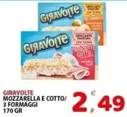 Il Centro Superstore Giravolte Mozzarella e Cotto/3 Formaggi offerta
