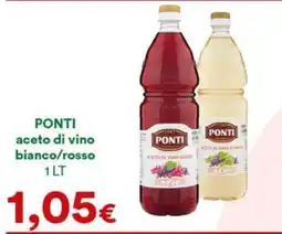 Supermercati Pasquale Prisco Ponti aceto di vino bianco/rosso offerta